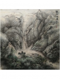 画家黄蜀黔作品《苗岭...